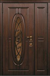 Дверь Монарх (Двупольная) снаружи